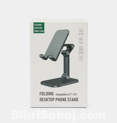 Adjustable Multiple Angles Folding Desktop Phone Stand.